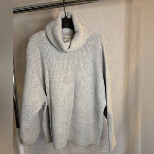 Philosophy Light Gray Cowl Neck Sweater